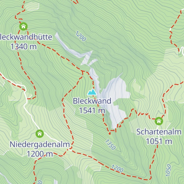 Map of Bleckwand