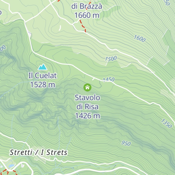 Map of Stavolo di Risa