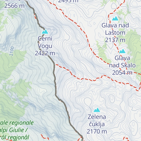Map of Turn pod Laško Planjo