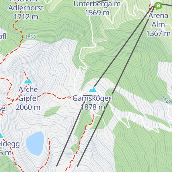 Map of Gamskogelhütte