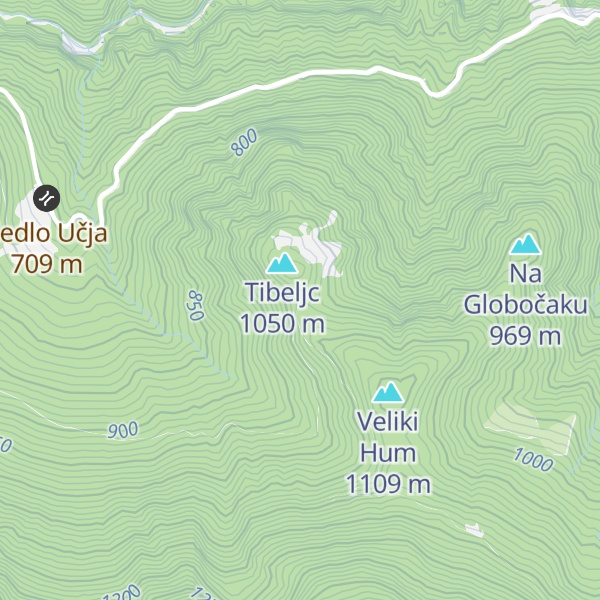 Map of Lovska koča