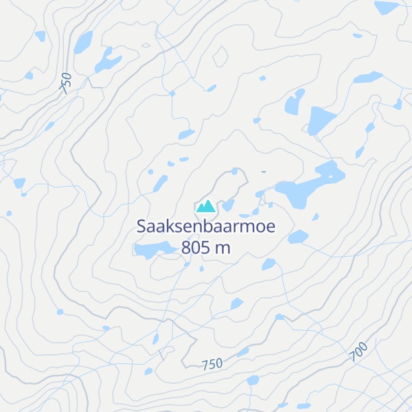 Map of Saaksenbaarmoe