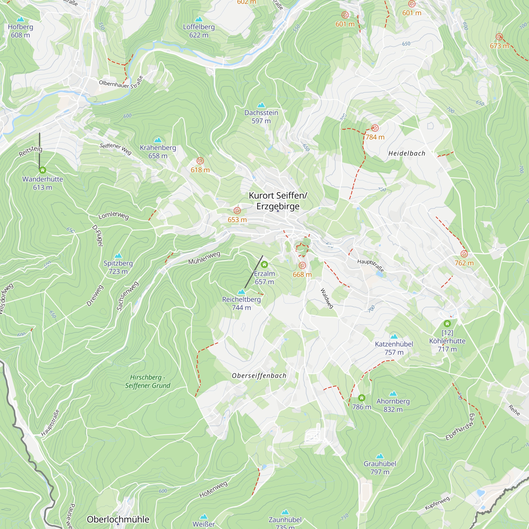 Erzalm map