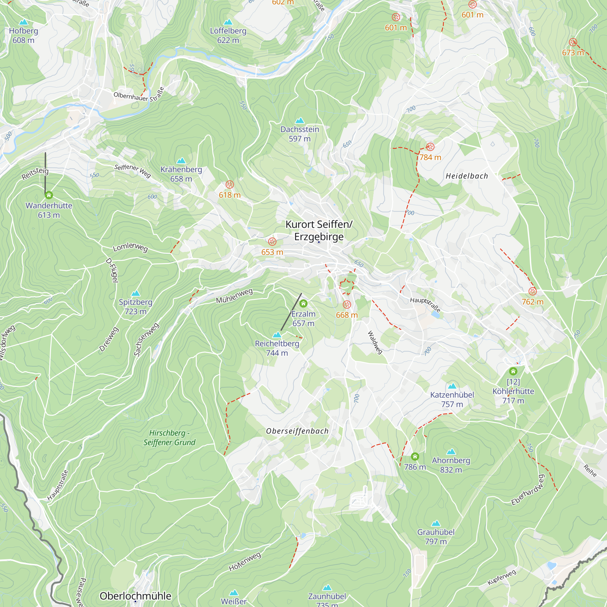 Erzalm map