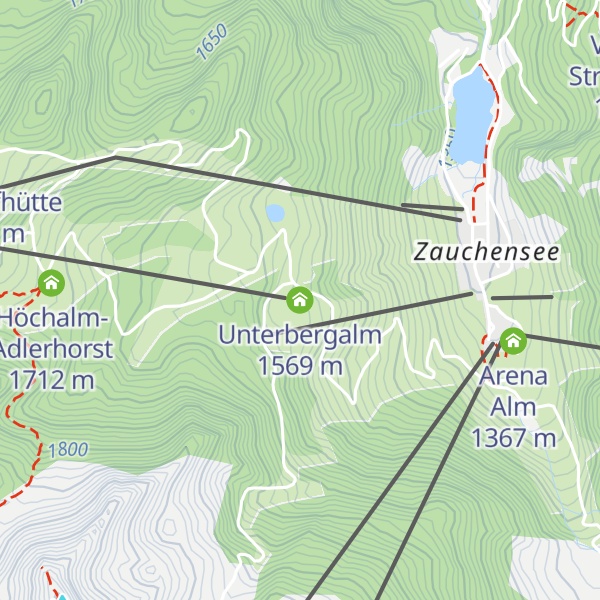 Map of Unterbergalm