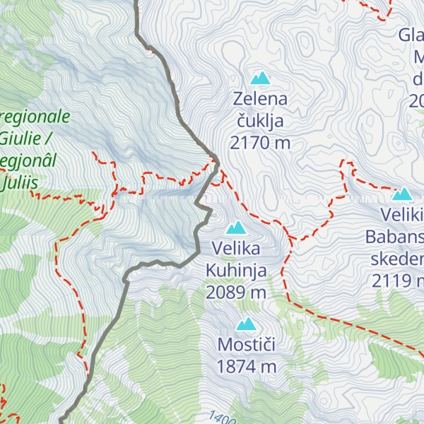 Map of Baba grande