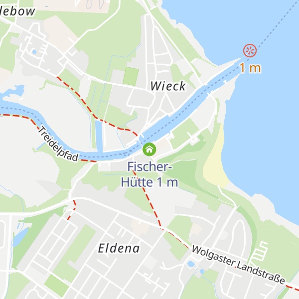 Map of Fischer-Hütte