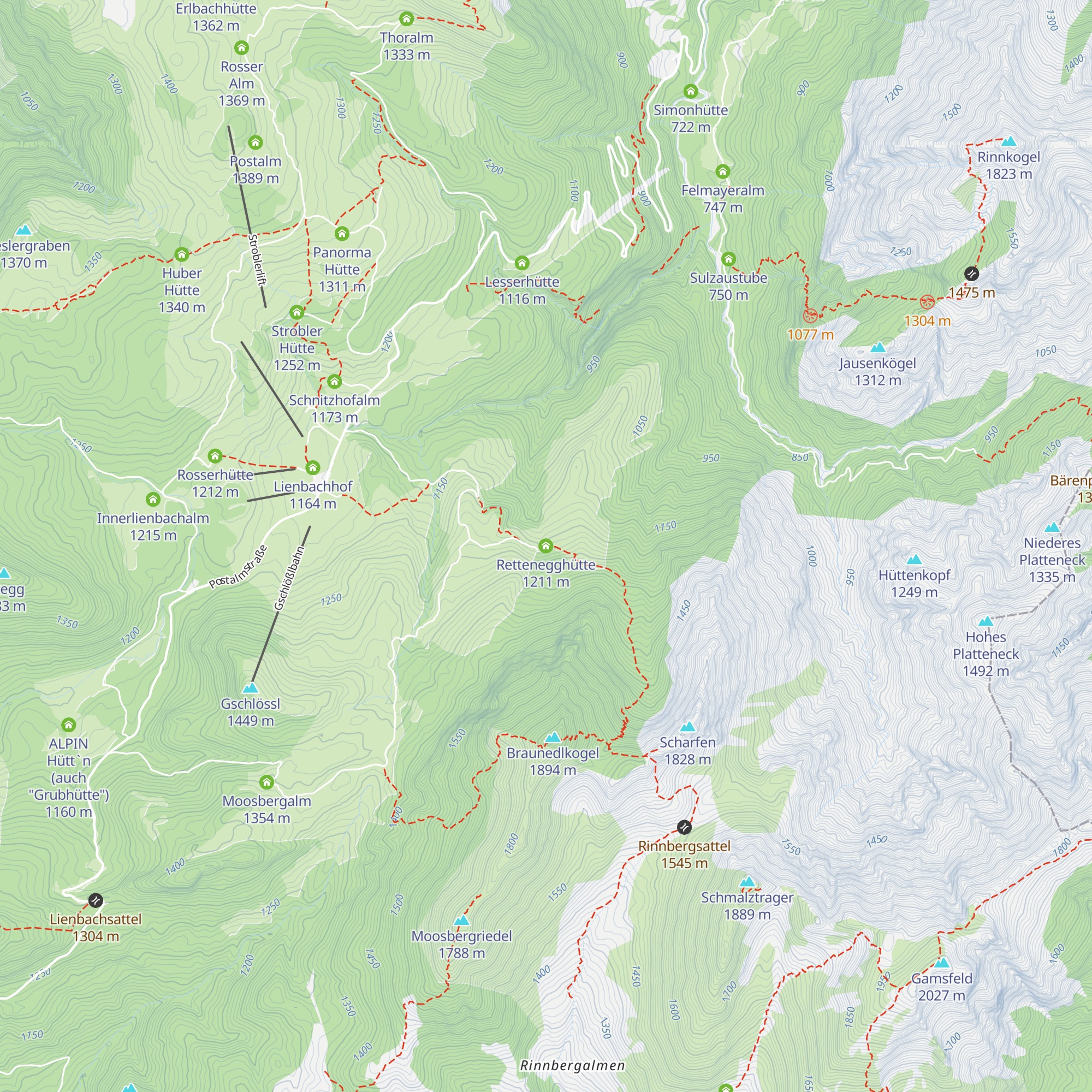 Rettenegghütte map