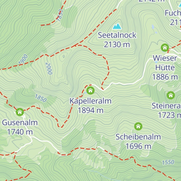 Map of Kapelleralm