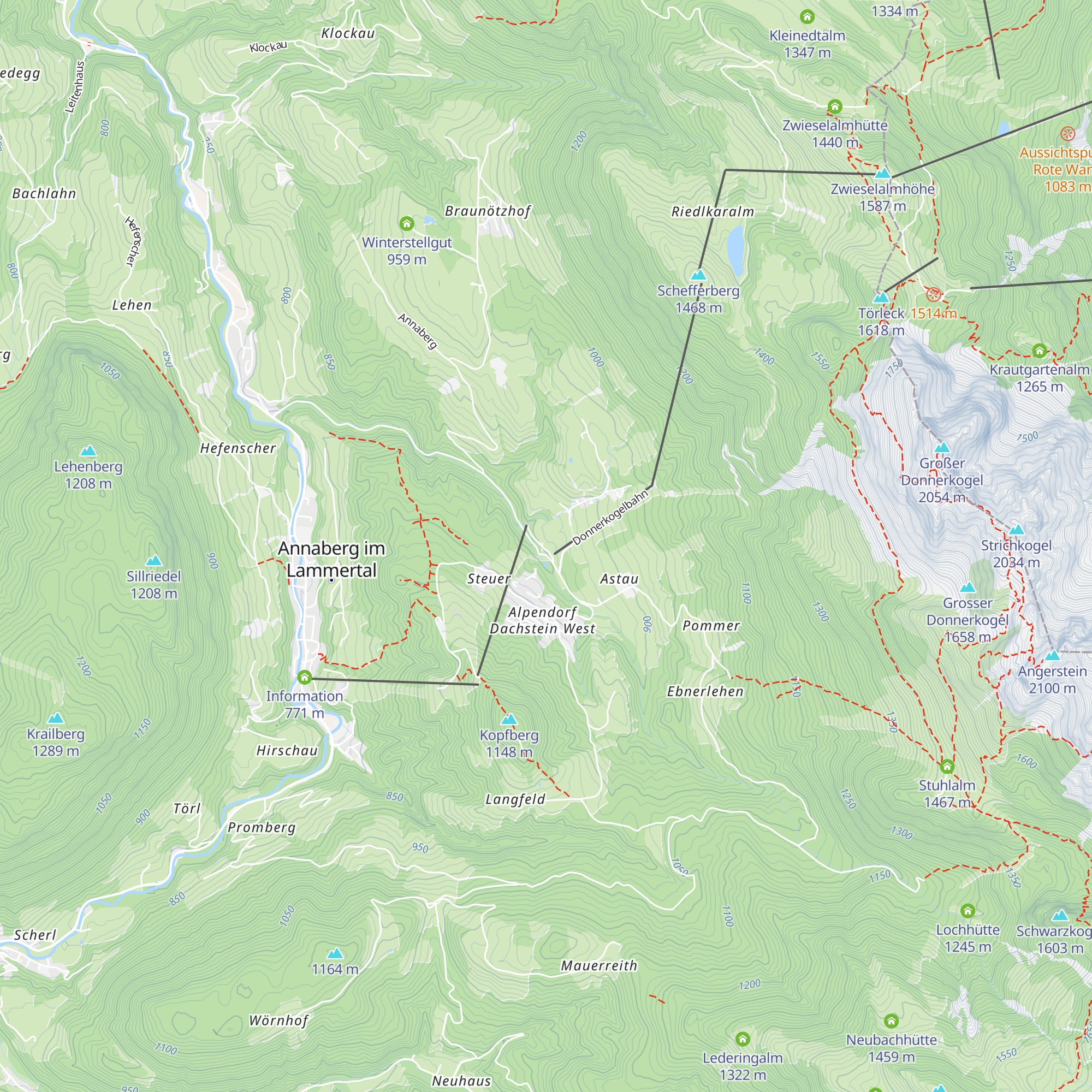 Holzerhütte map