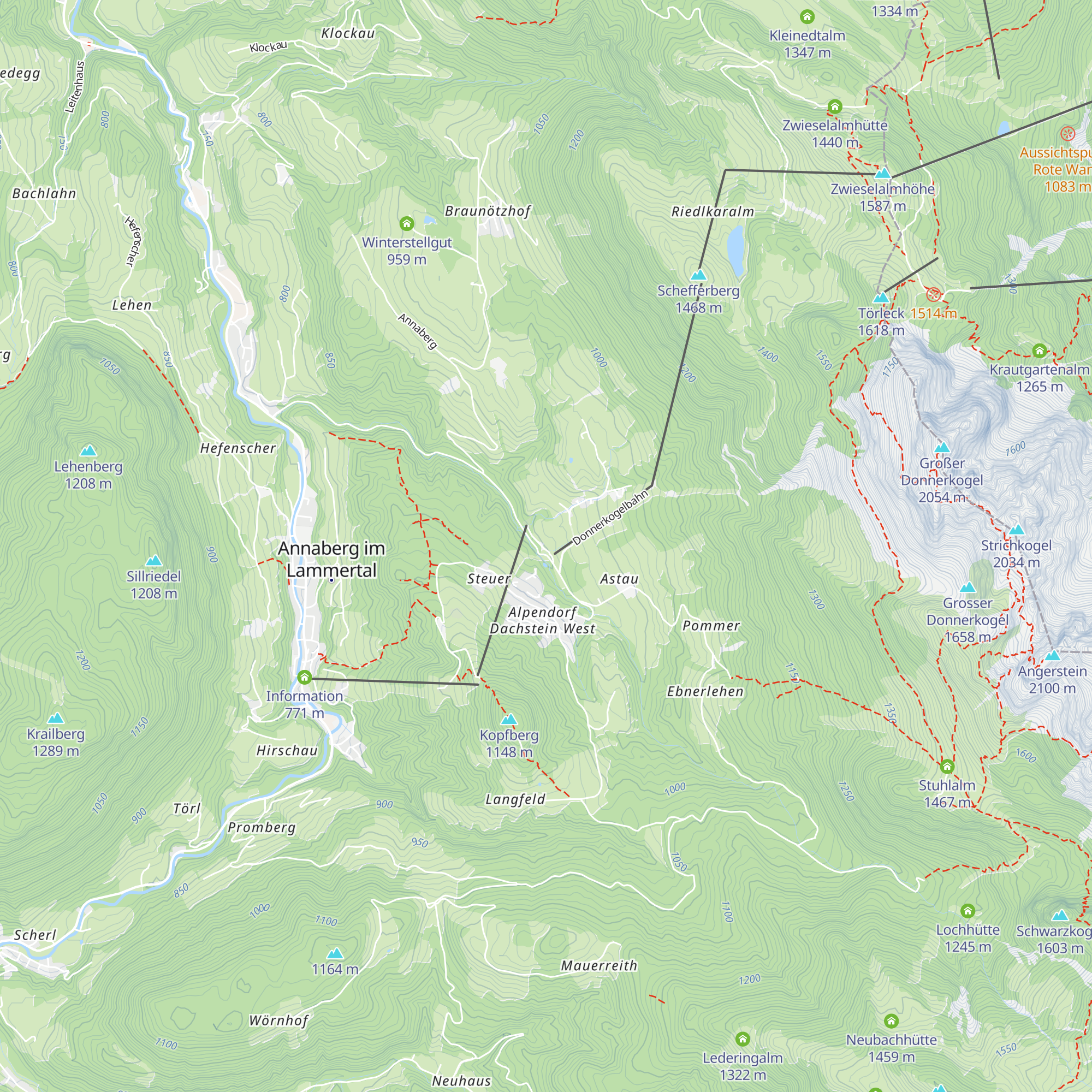 Holzerhütte map