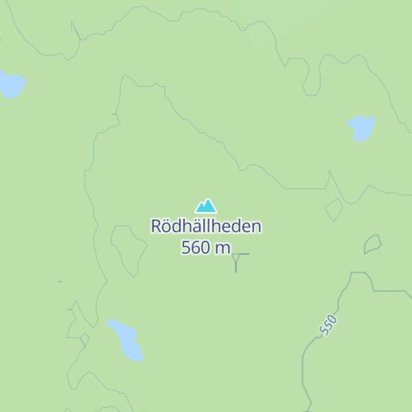 Map of Rödhällheden