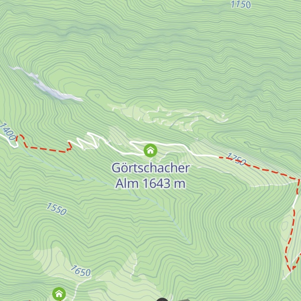 Map of Görtschacher Alm