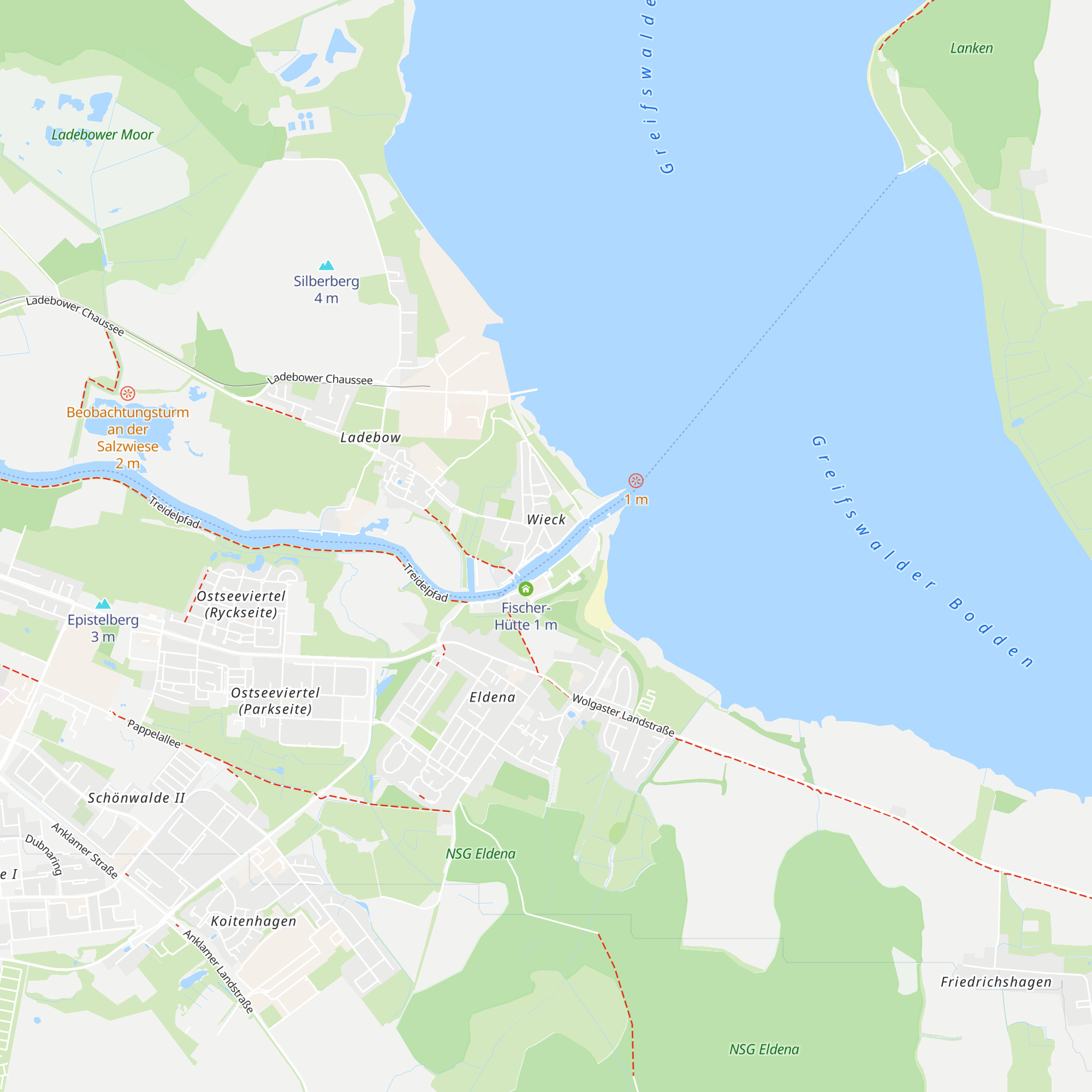 Touristen Information map