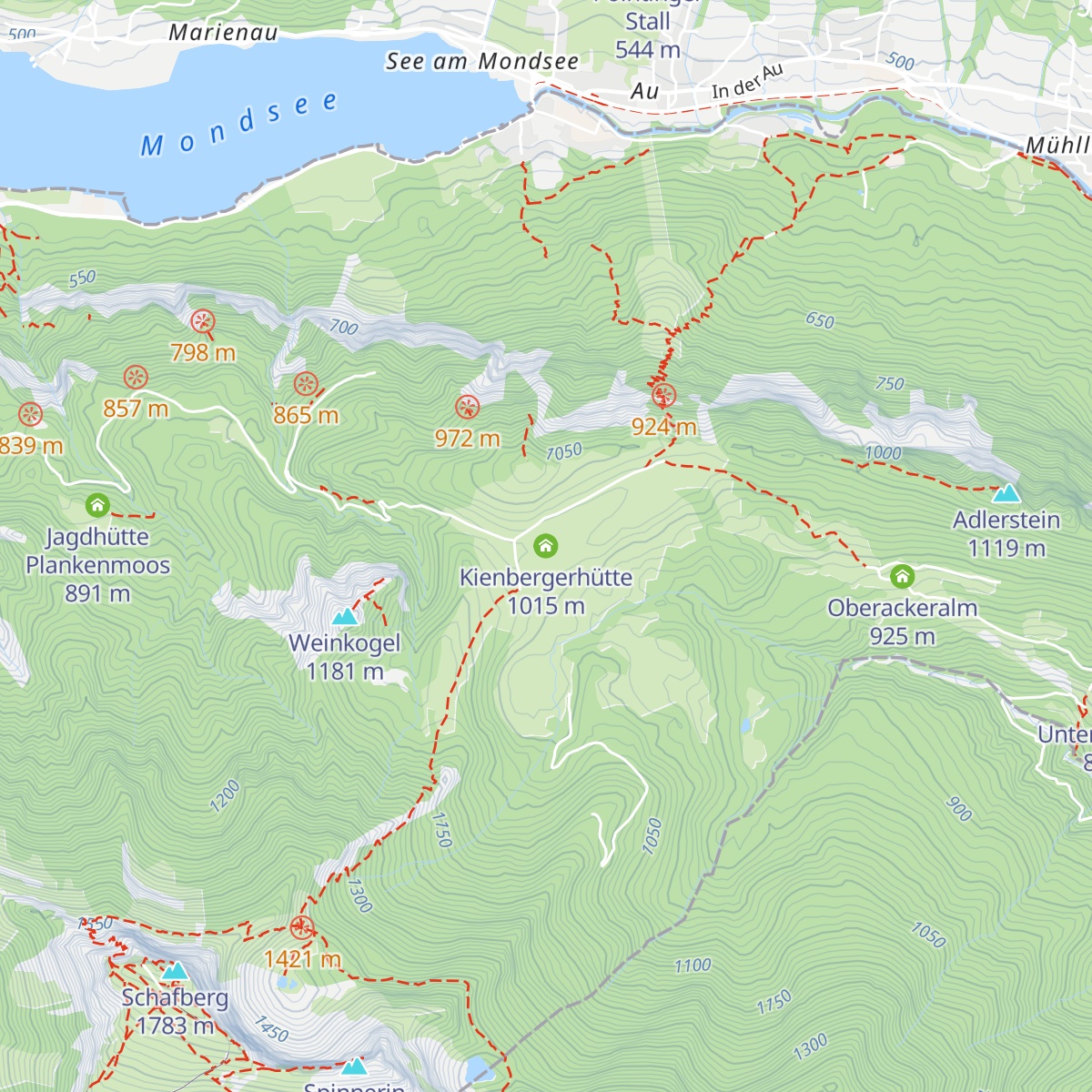 Kienbergerhütte map