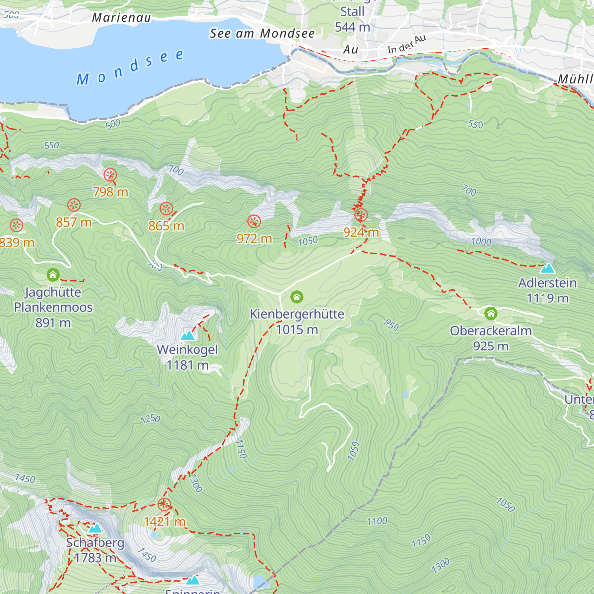 Kienbergerhütte map