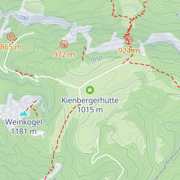 Map of Kienbergerhütte