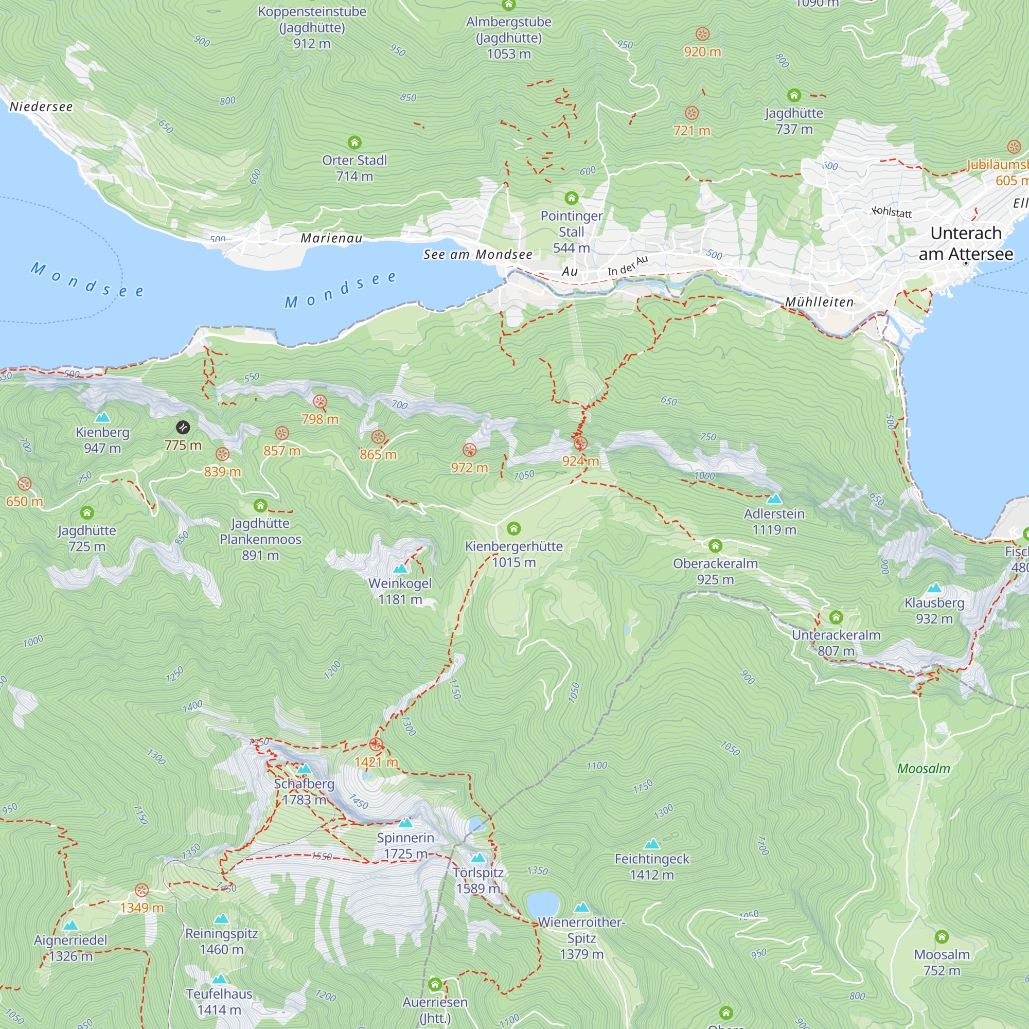 Buchberghütte map