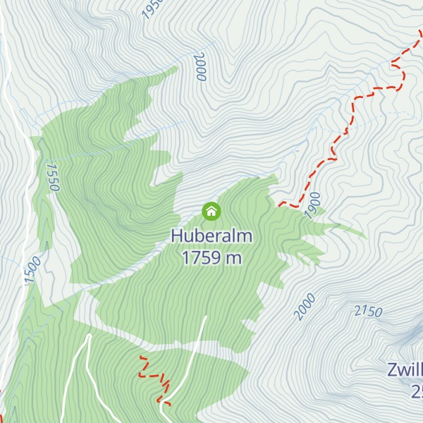 Map of Huberalm