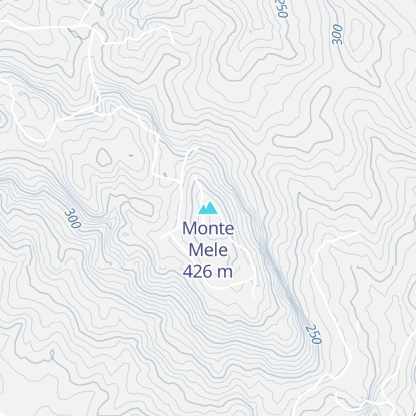 Map of Monte Mele