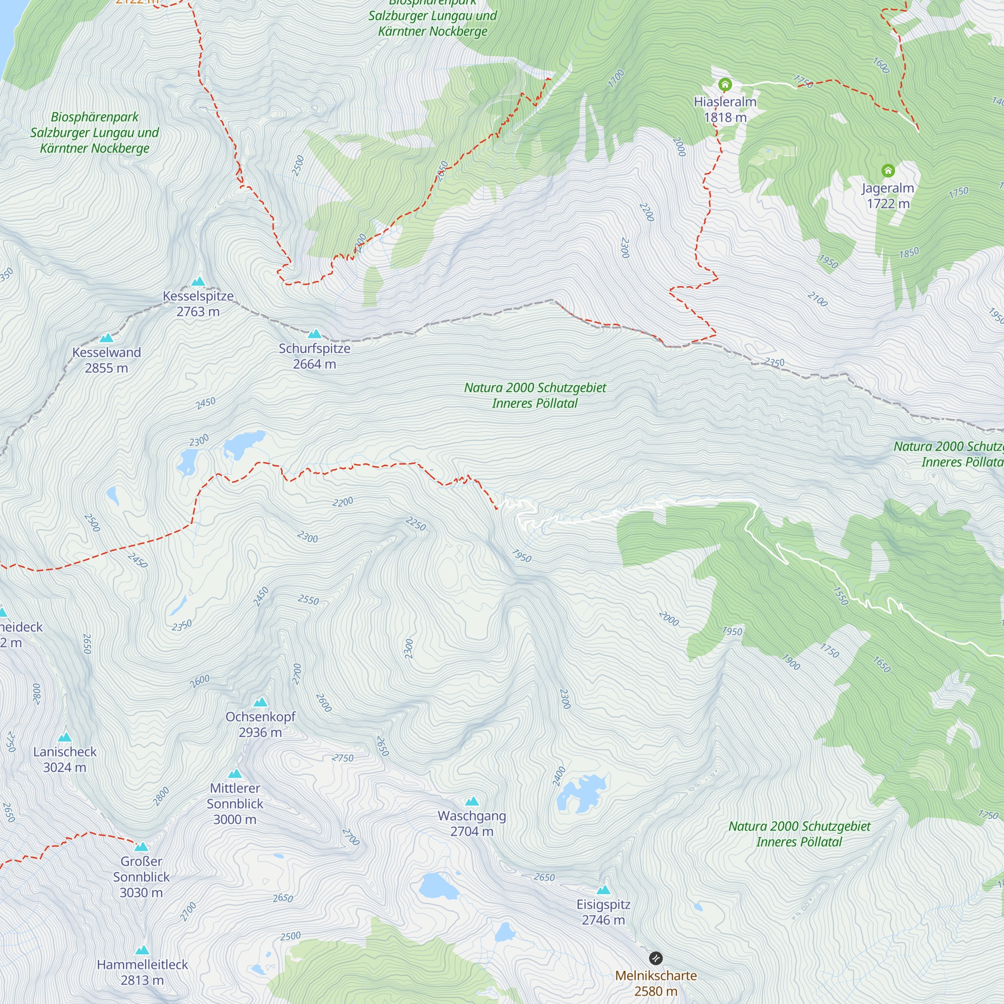 Lanisch-Ochsenhütte map