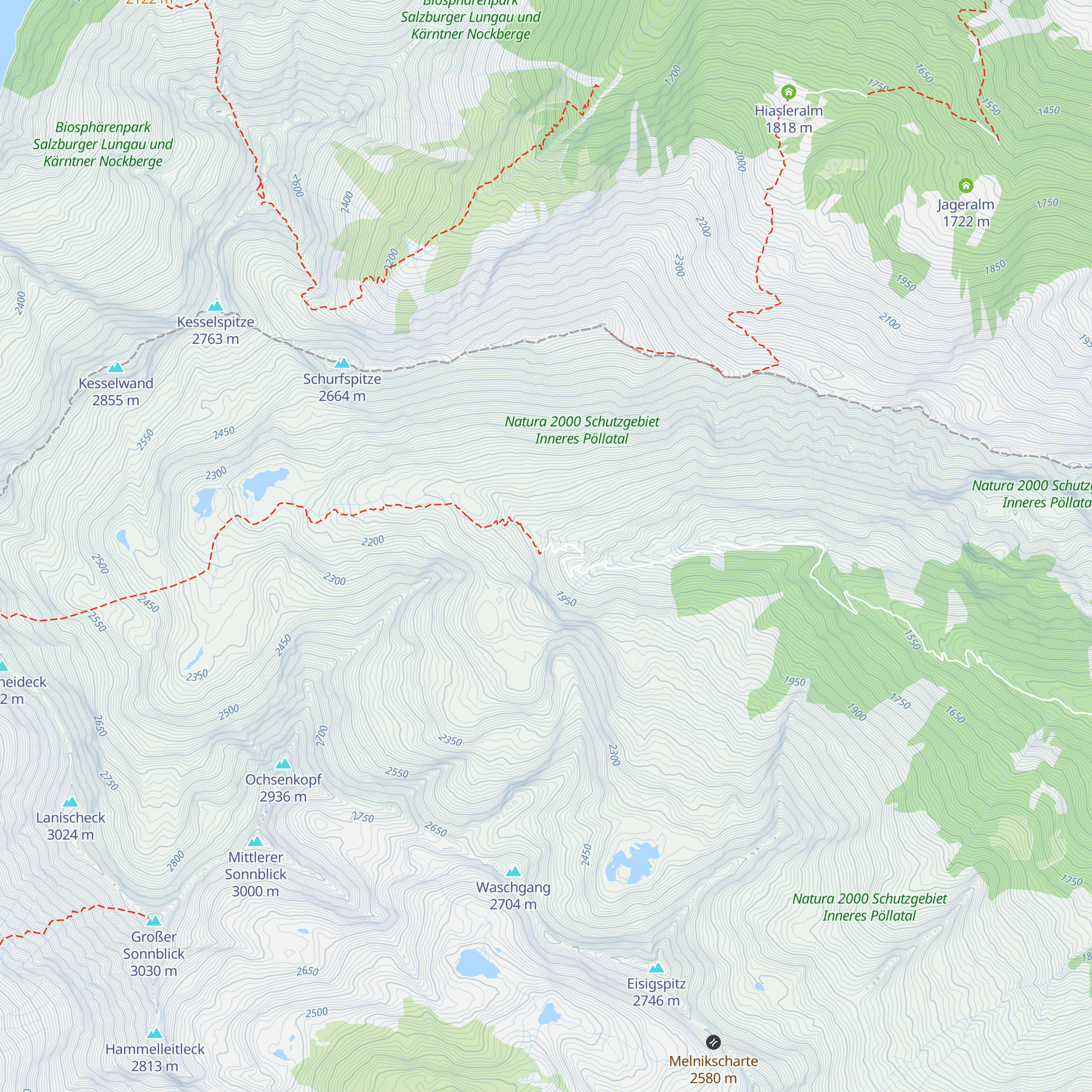 Lanisch-Ochsenhütte map