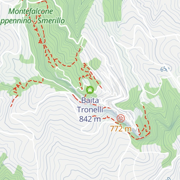 Map of Baita Tronelli