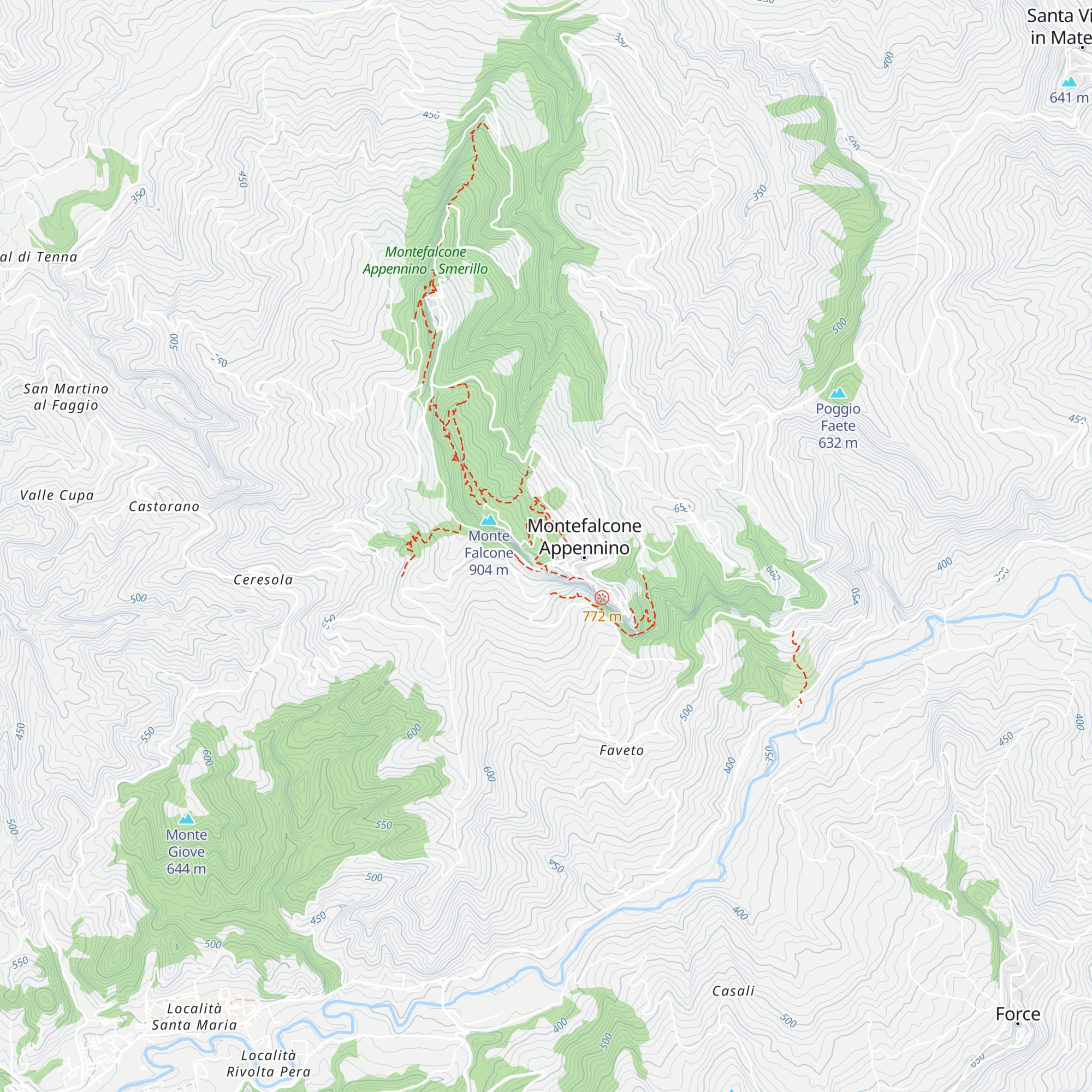 Baita Tronelli map
