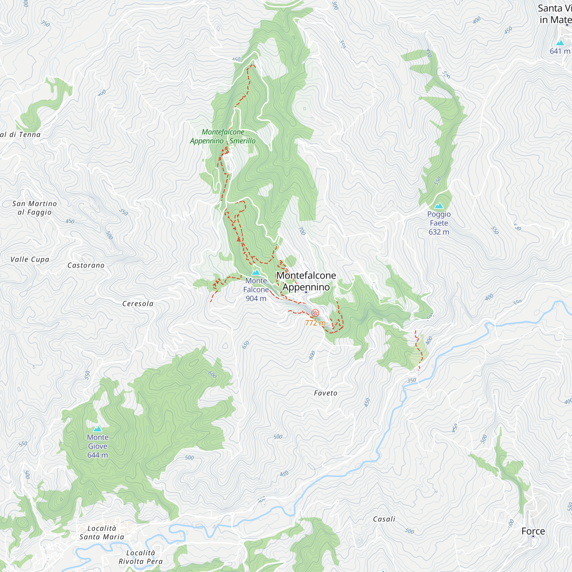 Baita Tronelli map