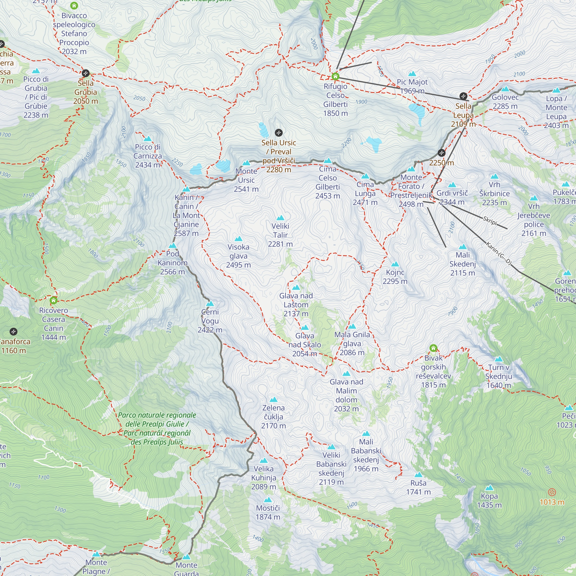 Jamarski bivak map