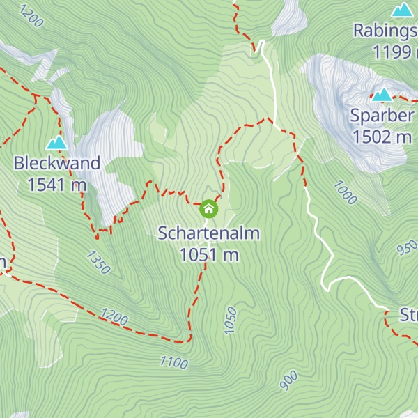 Map of Schartenalm