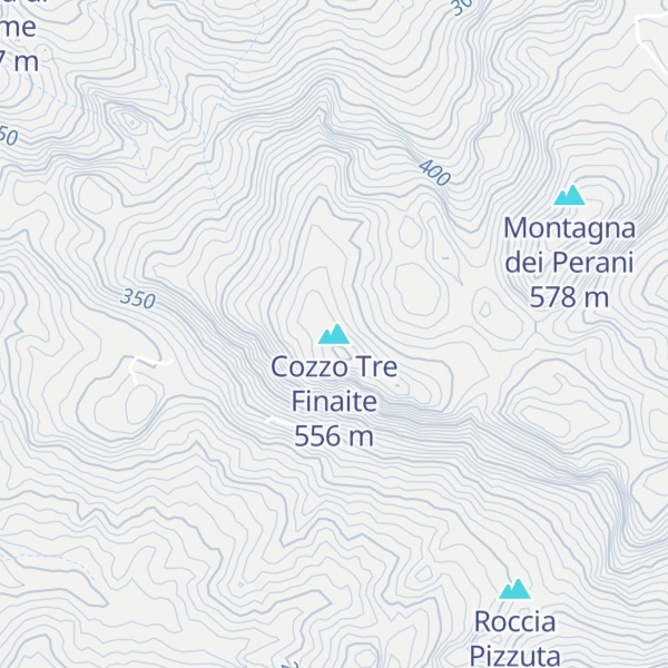 Map of Cozzo Tre Finaite