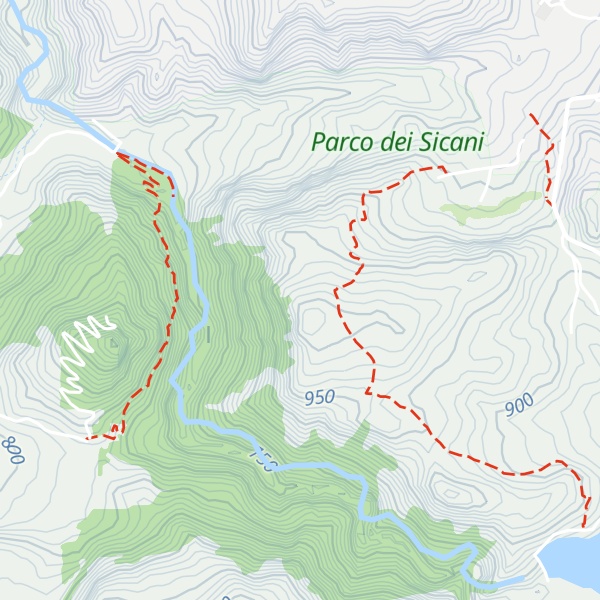 Map of Cozzo Padorno