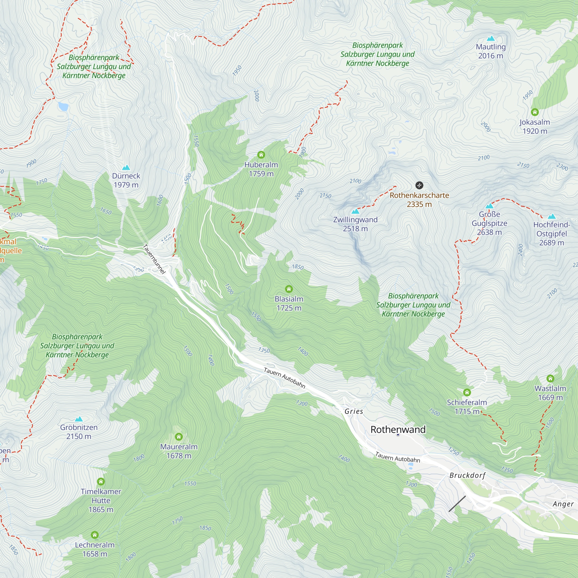 Blasialm map