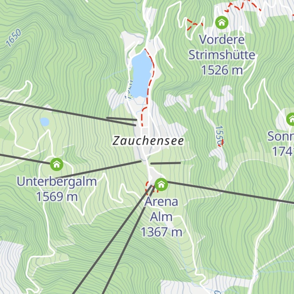 Map of Felserhütte