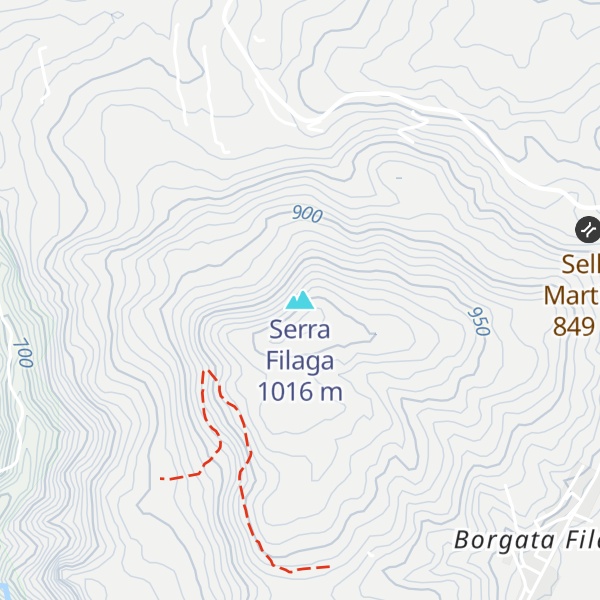 Map of Serra Filaga