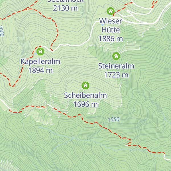 Map of Scheibenalm