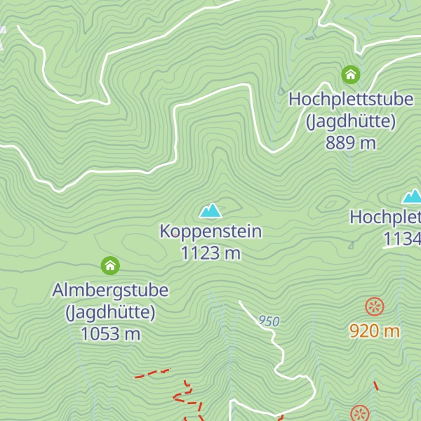 Map of Koppenstein
