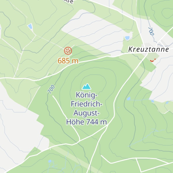 Map of König-Friedrich-August-Höhe
