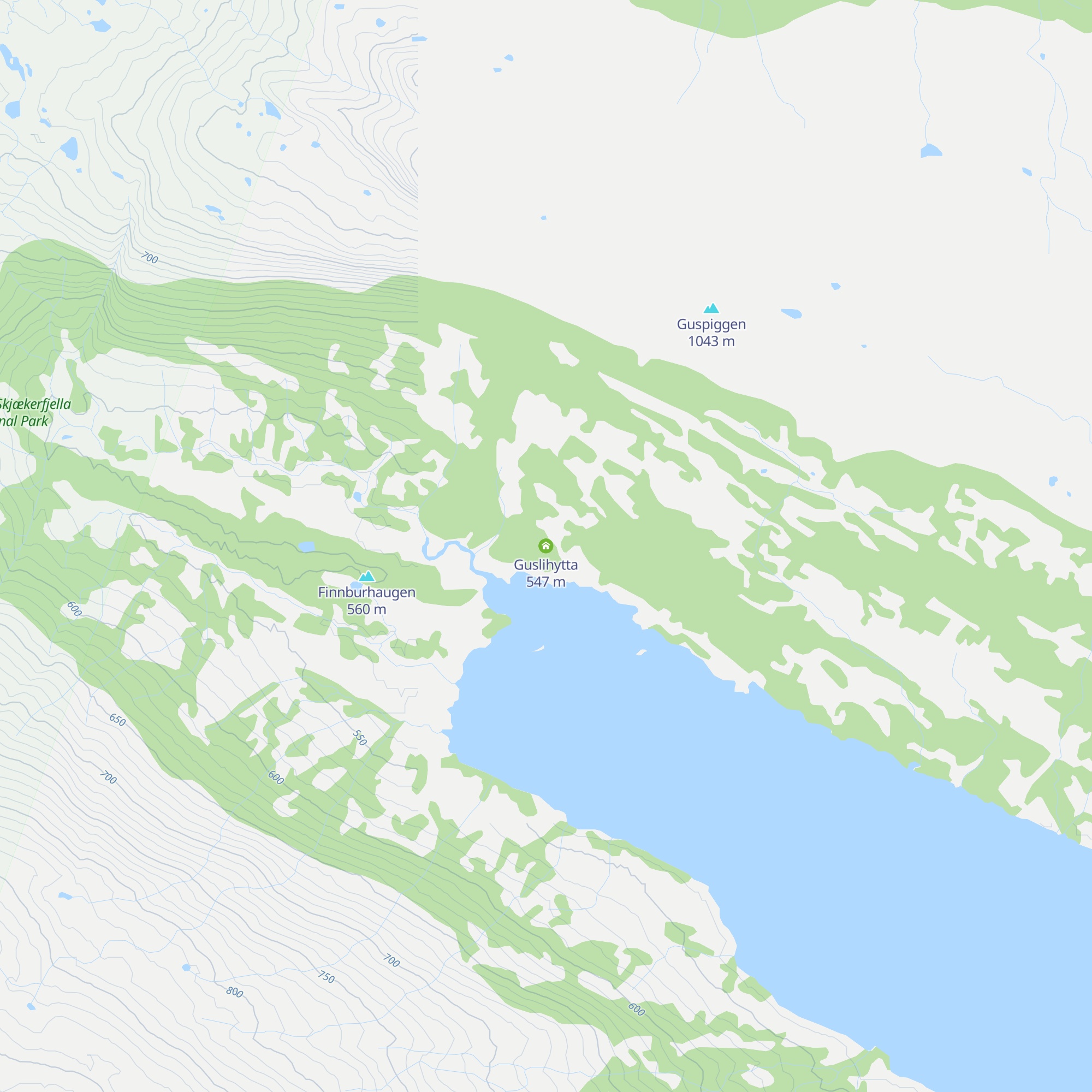 Guslihytta map