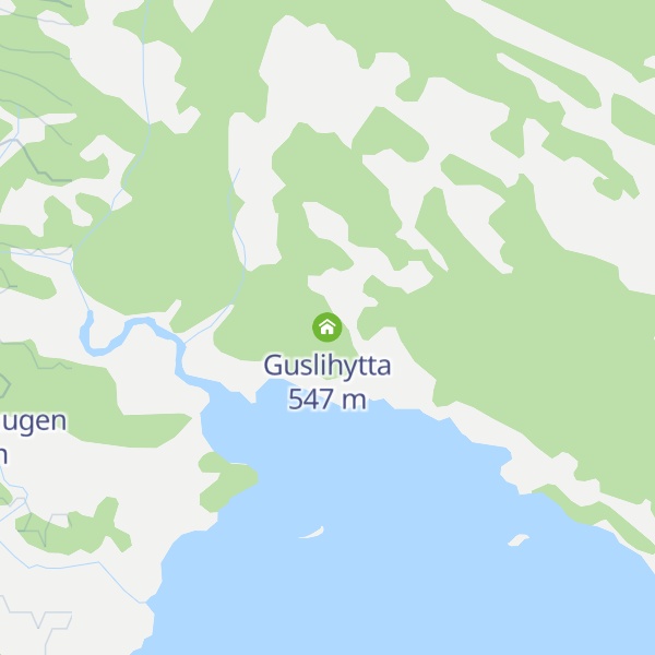 Map of Guslihytta