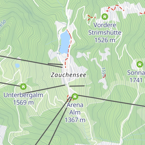 Map of Hotel Sportalm