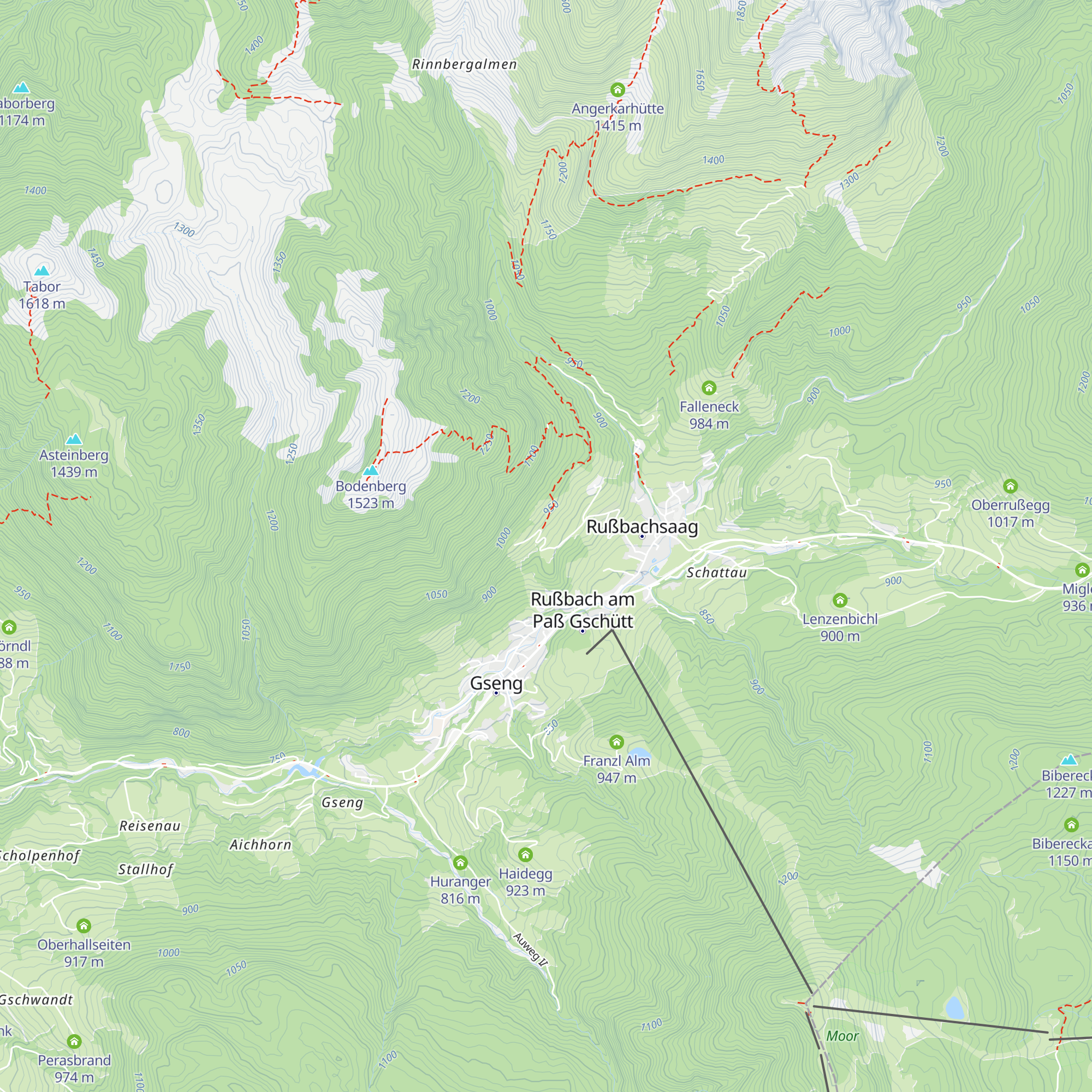 Gästehaus Rettenbacher map