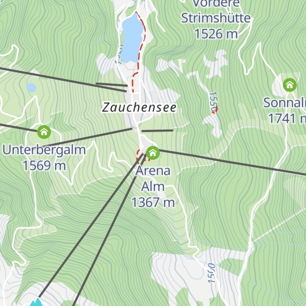 Map of Arena Alm