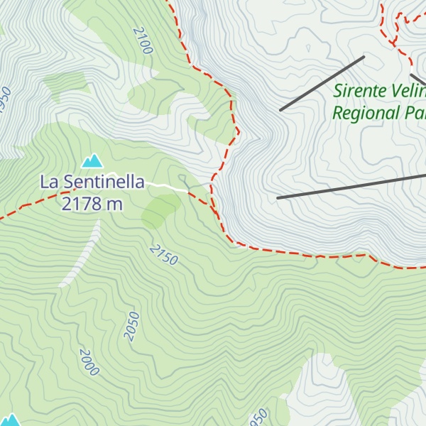 Map of Monte Magnola