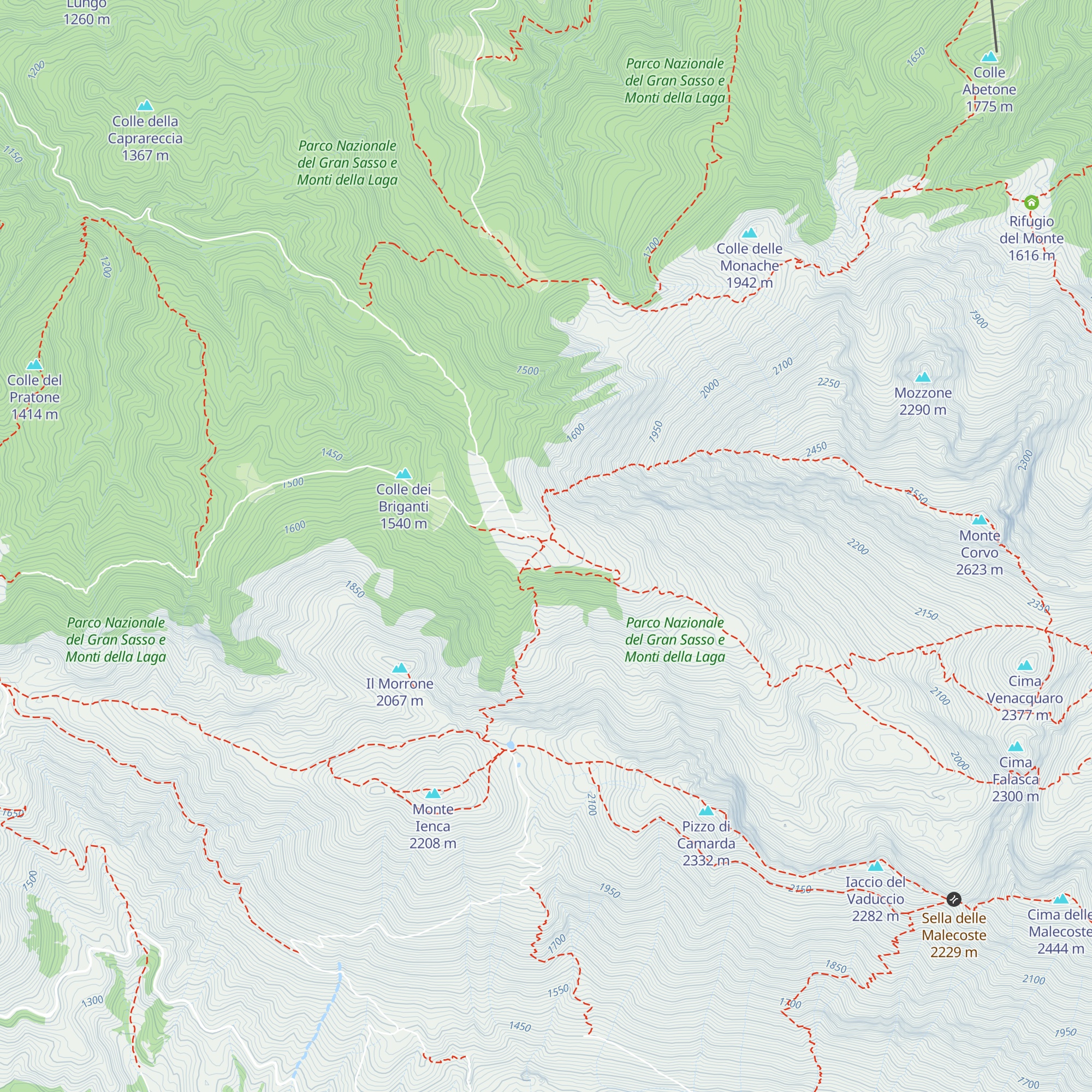 Rifugio Domenico Fioretti map