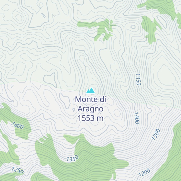 Map of Monte di Aragno