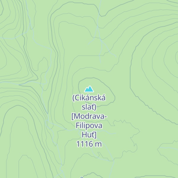 Map of (Cikánská slať) [Modrava-Filipova Huť]