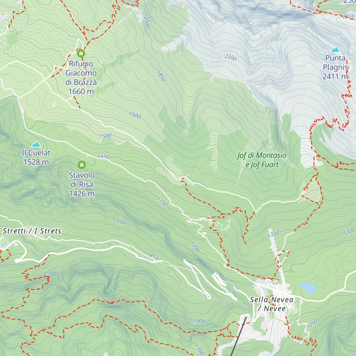 Casere Larice map