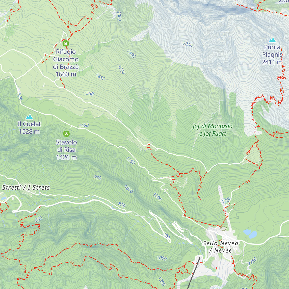 Casere Larice map